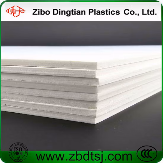 흰색 PVC 폼 시트 밀도 0.55 제조업체